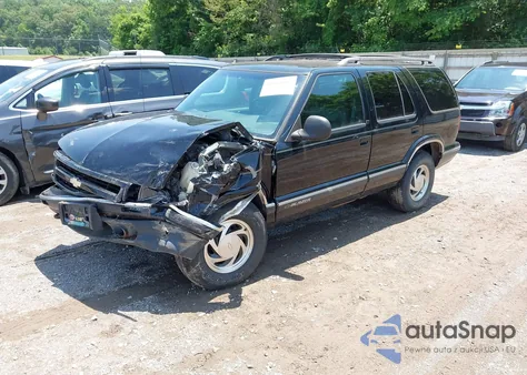 1997 Chevrolet Blazer Lt from USA, damaged, VIN 1GNDT13W0V2182560